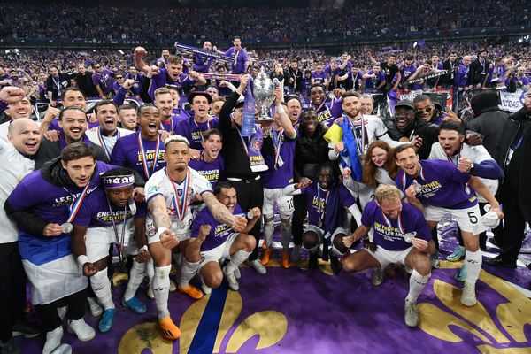 L'équipe du TFC lors de sa victoire le 29 avril dernier au stade de France.