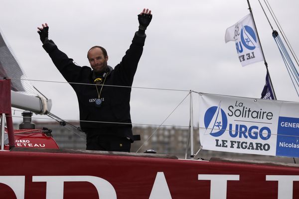 Nicolas Lunven victorieux de la Solitaire Urgo Le Figaro édition 2017