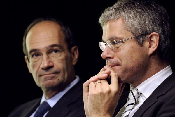 Eric Woerth et Laurent Wauquiez, en octobre 2010.