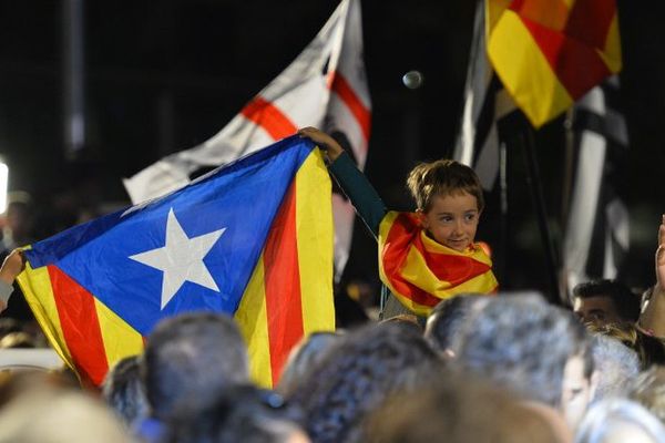 Réactions à Barcelone après le vote du 27 septembre