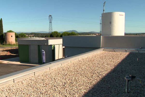 La nouvelle usine d'eau potable de Montpellier, inaugurée en juin 2024.