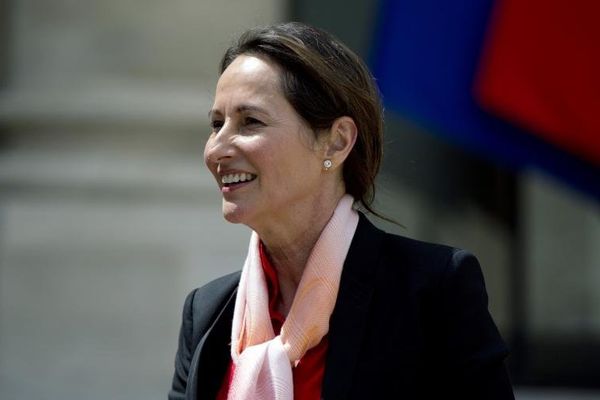 La ministre de l'Ecologie, Ségolène Royal, le 14 mai 2014, à la sortie du Conseil des ministres.