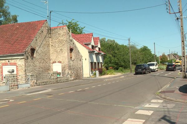 C'est dans cette rue calme de Vieux-Condé que le drame a eu lieu.