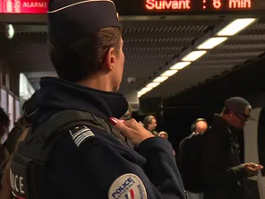 Présence policière dans le métro de Lyon - 16/9/24