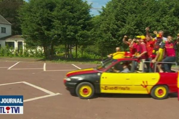 La diablomobile ne roule que dans le village de Gouy-lez-Piéton. 