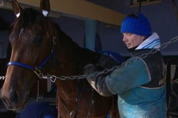 Timoko et son entraîneur Richard Westerink 