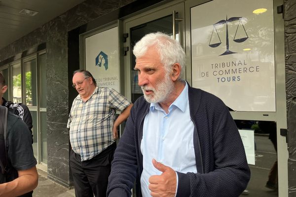 Jean-Marc Ettori, président du Tours FC devant le tribunal de commerce de Tours mardi 18 juin 2024