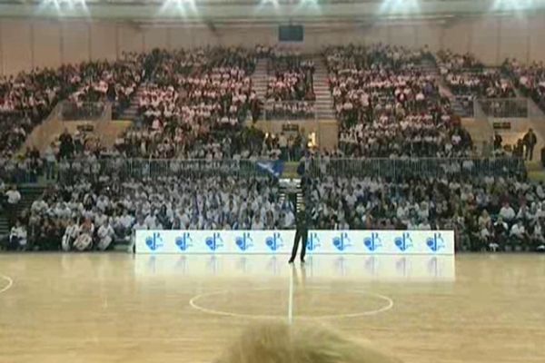 La Pévèle Arena était pleine à craquer ce samedi soir.