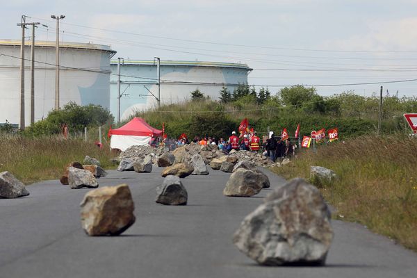 La raffinerie de Donges en Loire-Atlantique bloquée en mai 2016