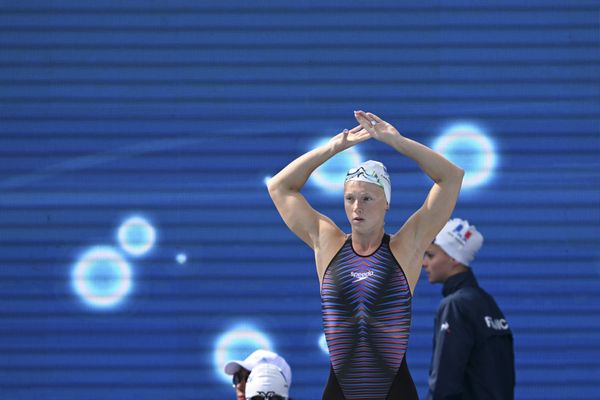 Océane Carnez aux championnats européens de natation de Rome 2022