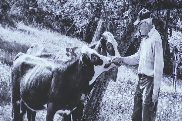 L'un des clichés de l'exposition "Megève, les visages de l'agriculture"