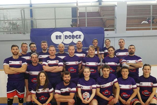 Les Equipes de France de Dodgeball 2017(Homme-Femme-Mixte ). 