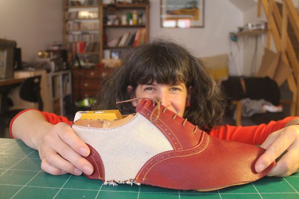 C'est une jeune créatrice de chaussures,  Alma Creixams, qui a, la première, bénéficié de ce dispositif municipal mis en place dans le cadre de l'opération Action Coeur de ville.