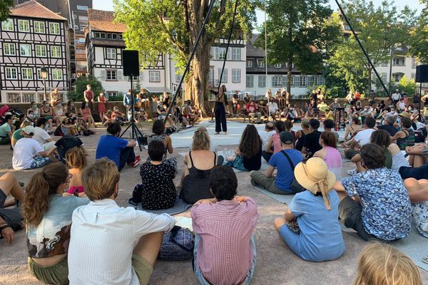 L'un des événements au programme de l'édition 2020 du Festival des arts de la rue de Strasbourg (FARSe), ici au square Louise Weiss. Aucune annulation ne concerne cet emplacement.