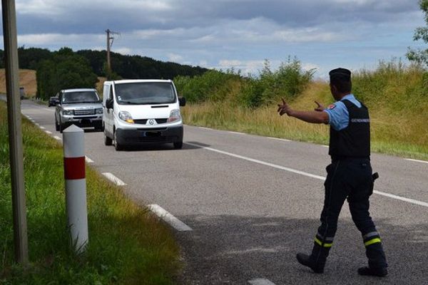 Un contrôle routier organisé ce mercredi dans le Gers.