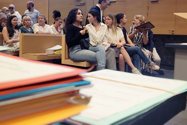 Les proches de Noé réunis pour suivre les débats ce 5 juillet.