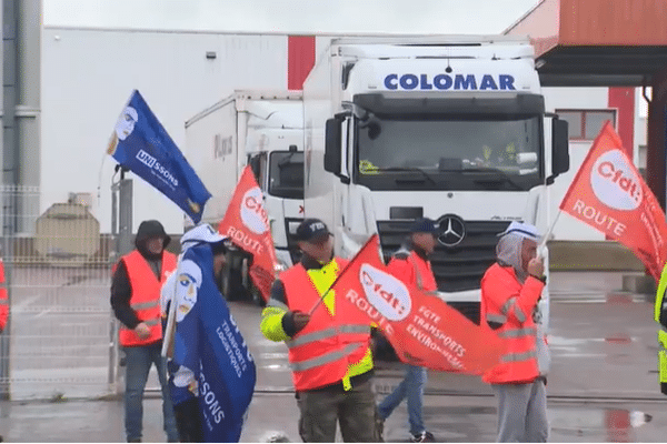 Dans toute la France, les salariés de XPO sont en grève ce lundi 6 mai