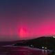 Les aurores boréales ont illuminé le ciel de l'île, comme ici à La Parata, à Ajaccio.