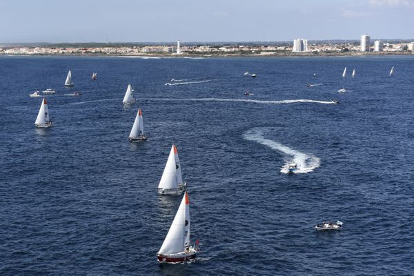 Départ de la Golden Globe Race, le 4  septembre 2022