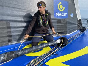 Charlie Dalin, skipper du Havre (Seine-Maritime), en tête du Vendée Globe 2024