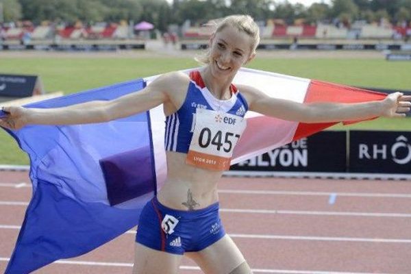  Marie-Amélie le Fur médaillée d'or en saut en longueur aux Championnats du monde handisport d'athlétisme au Qatar.