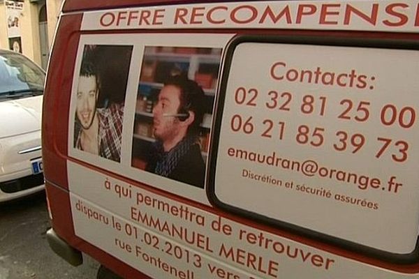 La camionnette qu'Eric Merle a stationnée rue Fontennelle à Rouen