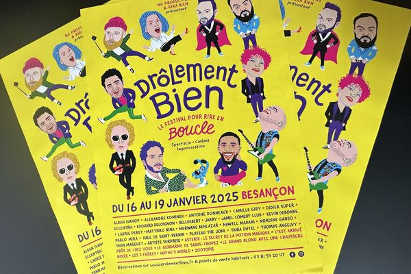 La 3e édition du Festival Drôlement bien se déroulera du 16 au 19 janvier 2025.