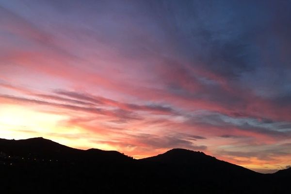 Le ciel de Balagne la veille de Noël.