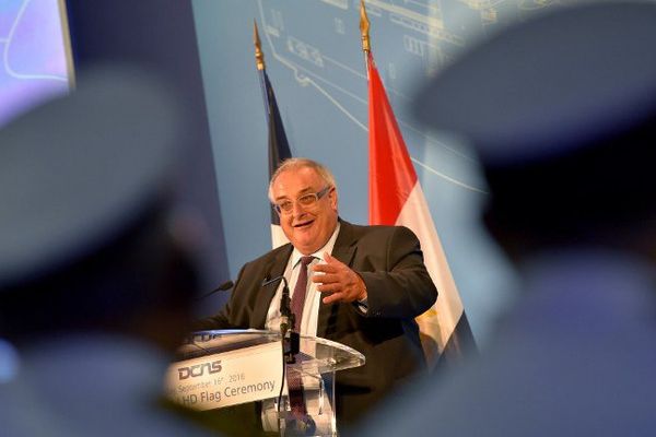 Hervé Guillou, le PDG de DCNS, ici le 16 septembre 2016 à Saint-Nazaire