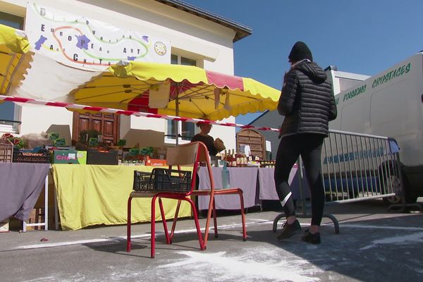 Mannevillette, 900 habitants, a été autorisé à ouvrir à nouveau le marché