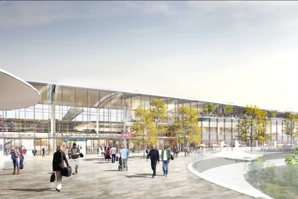 La nouvelle gare de la Part-Dieu en 2023 