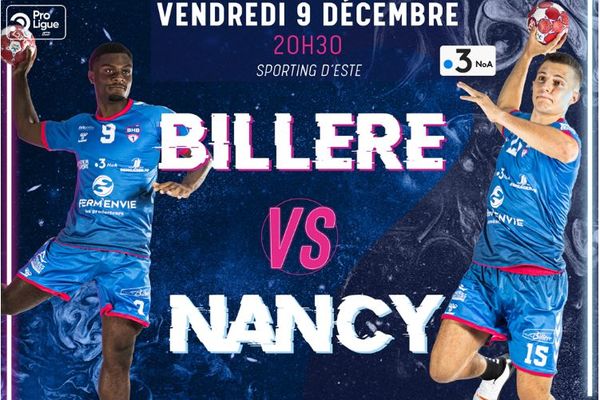 Rencontre entre le BHB et Nancy le 9 décembre 2022