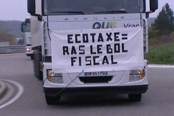 routiers en colère, avec un message clair