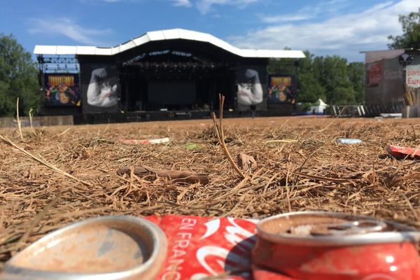 Des tonnes de déchets à ramasser chaque jour aux Eurockéennes