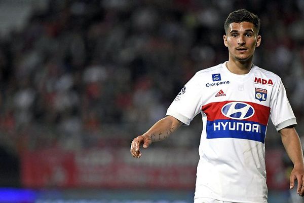 Lyon : Houssem Aouar prolonge avec l'Olympique Lyonnais jusqu'en 2023 - (photo archives)