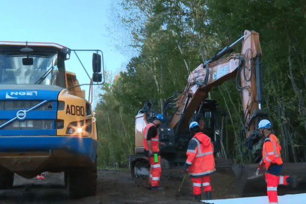 Les travaux dureront encore au moins deux semaines.