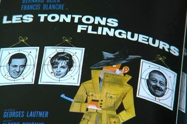 Affiche du film extraite du livre "Les tontons flingueurs, l'album culte"