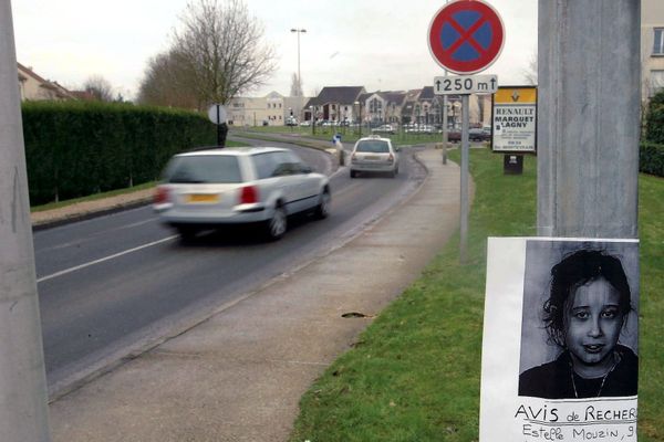 Estelle Mouzin a disparu à Guermantes, où des avis de recherche ont été placardés après sa disparition le 9 janvier 2003.