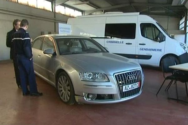 La voiture d'une puissance de 450 chevaux utilisée lors du "go fast" sur l'A 63.