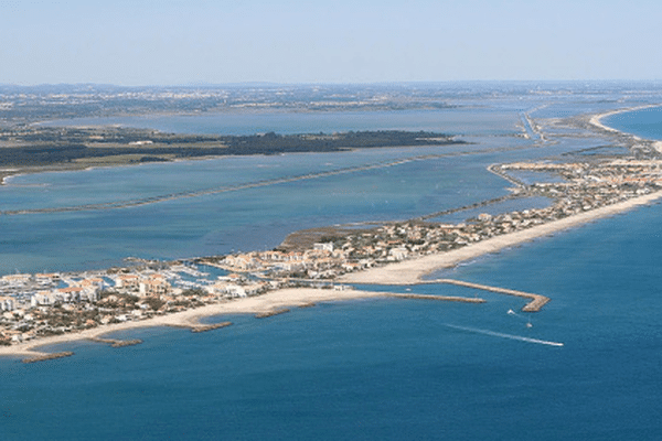 Plages de Frontignan. Image d'illustraion