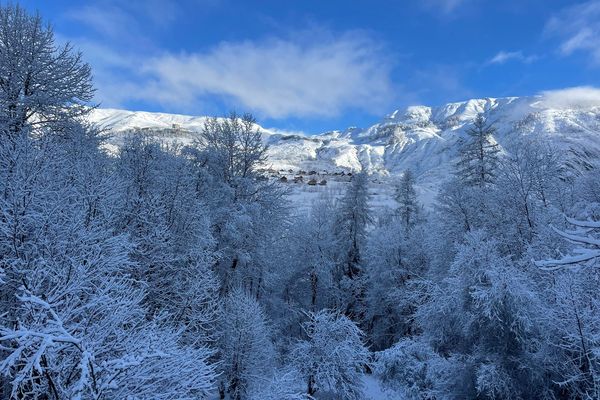 Orcieres Merlette, le 23 février, à deux jours de la grève sur le domaine skiable.