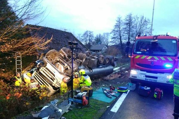 Beaurepaire En Bresse Un Accident Entre Deux Poids Lourds A Fait Un Blesse Grave