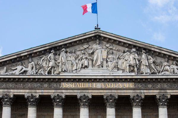 L'Assemblée Nationale à Paris.