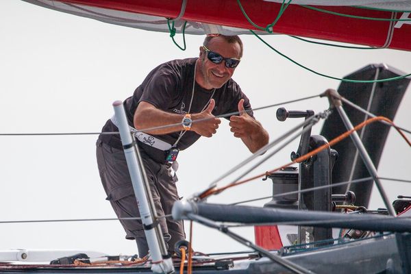 L'année dernière, il avait gagné. Mais cette fois-ci, le skippeur médocais a surtout voulu bien prendre en main son Multi 50 Arkema avant la Route du Rhum, son objectif principal.