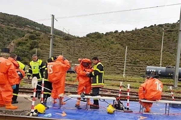 La cellule chimique des sapeurs-pompiers des Pyrénées-Orientales