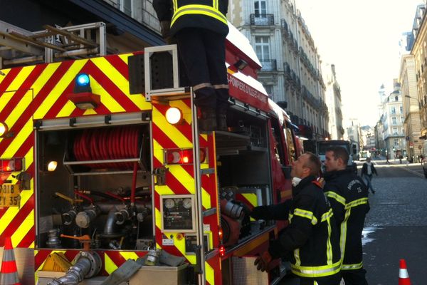 Pompiers du centre de secours de Rennes