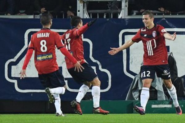 Nicolas De Préville a marqué le seul but de la rencontre juste avant la mi-temps de LOSC-Bordeaux.