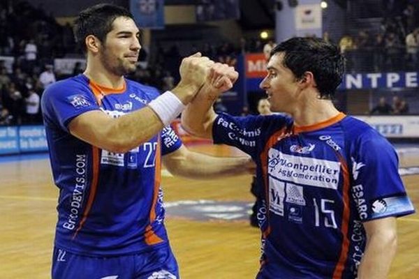 Montpellier : Nikola Karabatic et Samuel Honrubia - archives