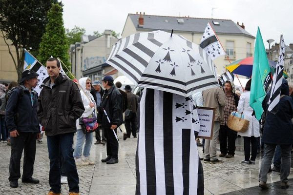 Dans les rues de Nantes ce samedi.