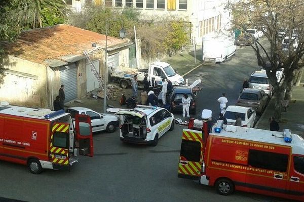 22/01/15 - Accident de chantier à Ajaccio